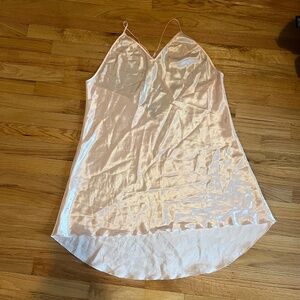 Peachy Pink pastel nightgown slip dress